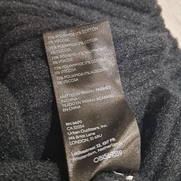 Free People Like New Afterglow Mock Neck Women's Sweater - Jet Black SP - Picture 9 of 13